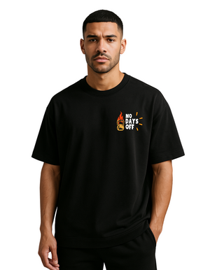 💪 NO DAYS OFF – Oversized Tee