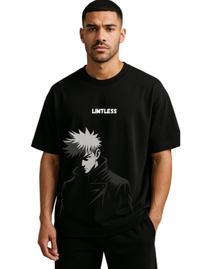 🌀 LIMITLESS – Anime Oversized Tee