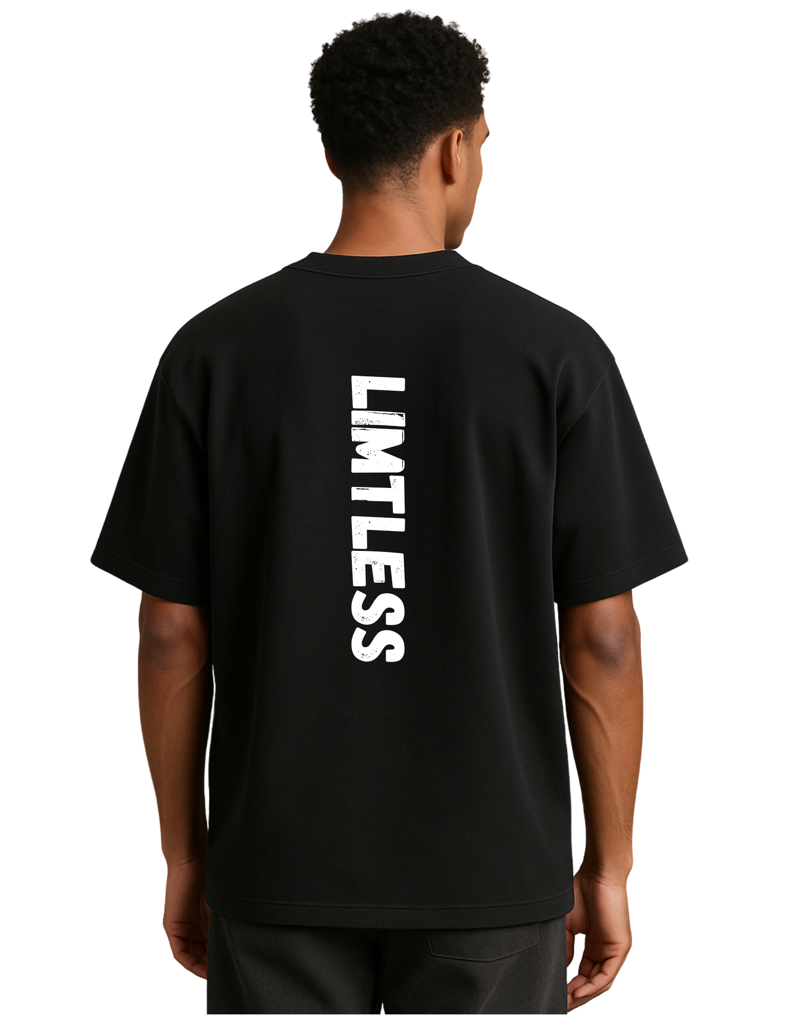 🌀 LIMITLESS – Anime Oversized Tee