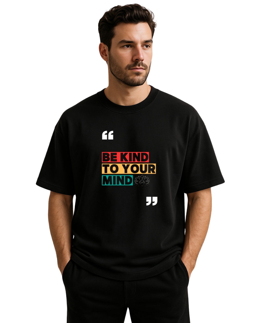 🧠 BE KIND TO YOUR MIND – Oversized Tee