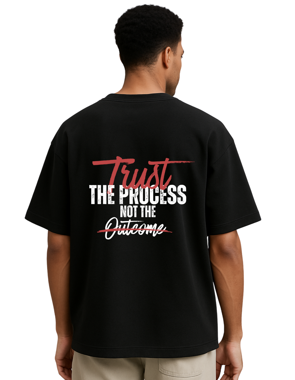 🧢 "Trust The Process" – Heavyweight Oversized Tee