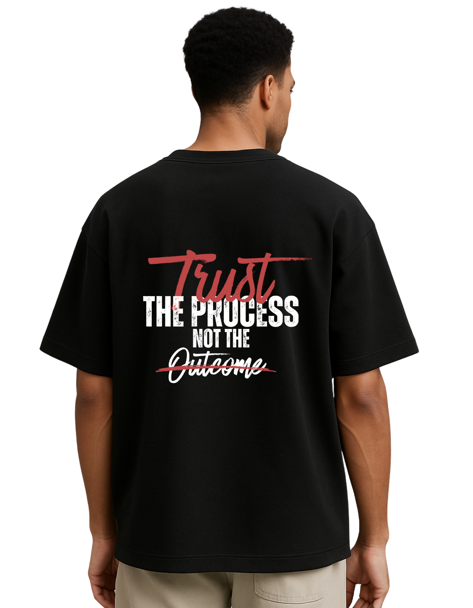 🧢 "Trust The Process" – Heavyweight Oversized Tee