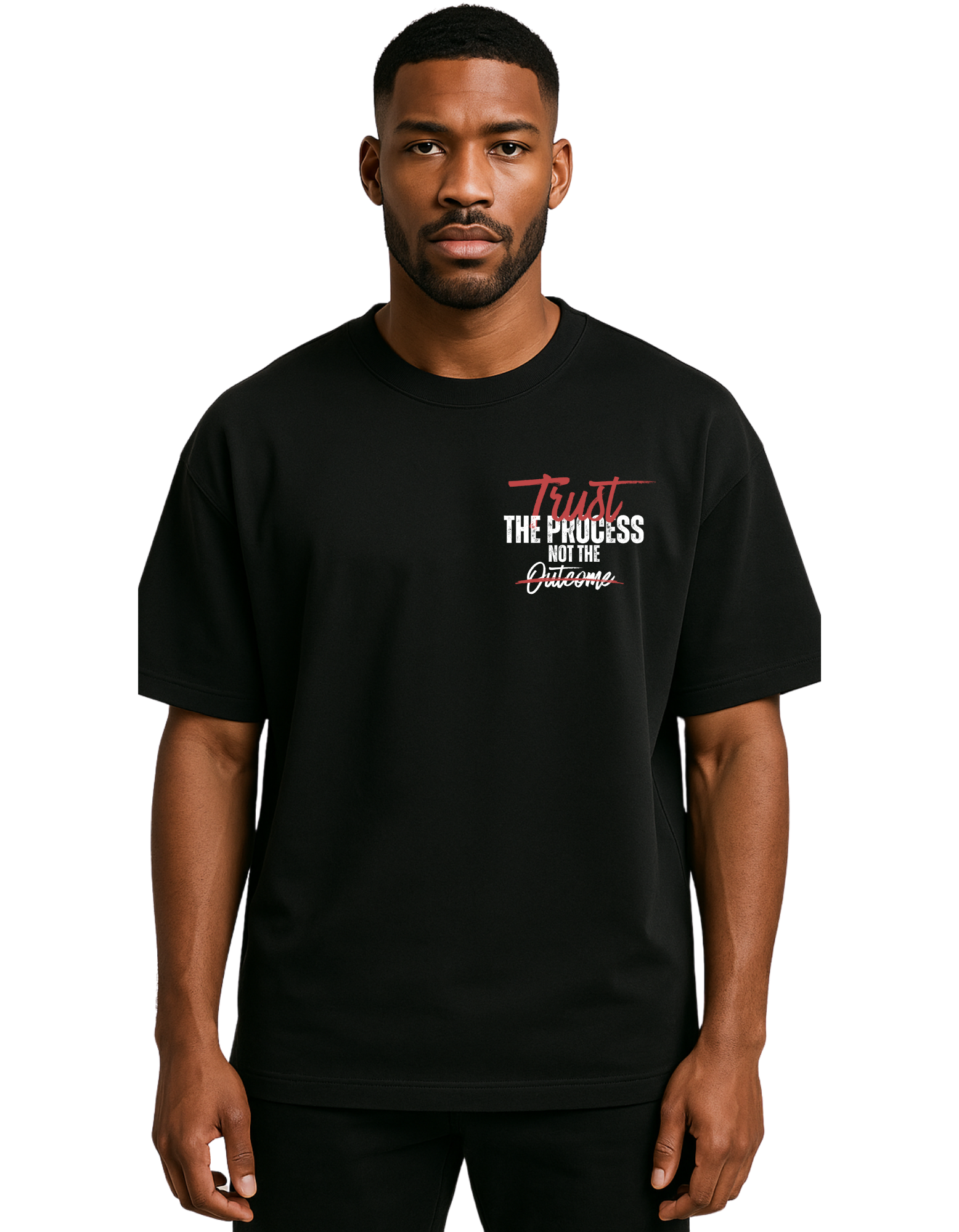 🧢 "Trust The Process" – Heavyweight Oversized Tee