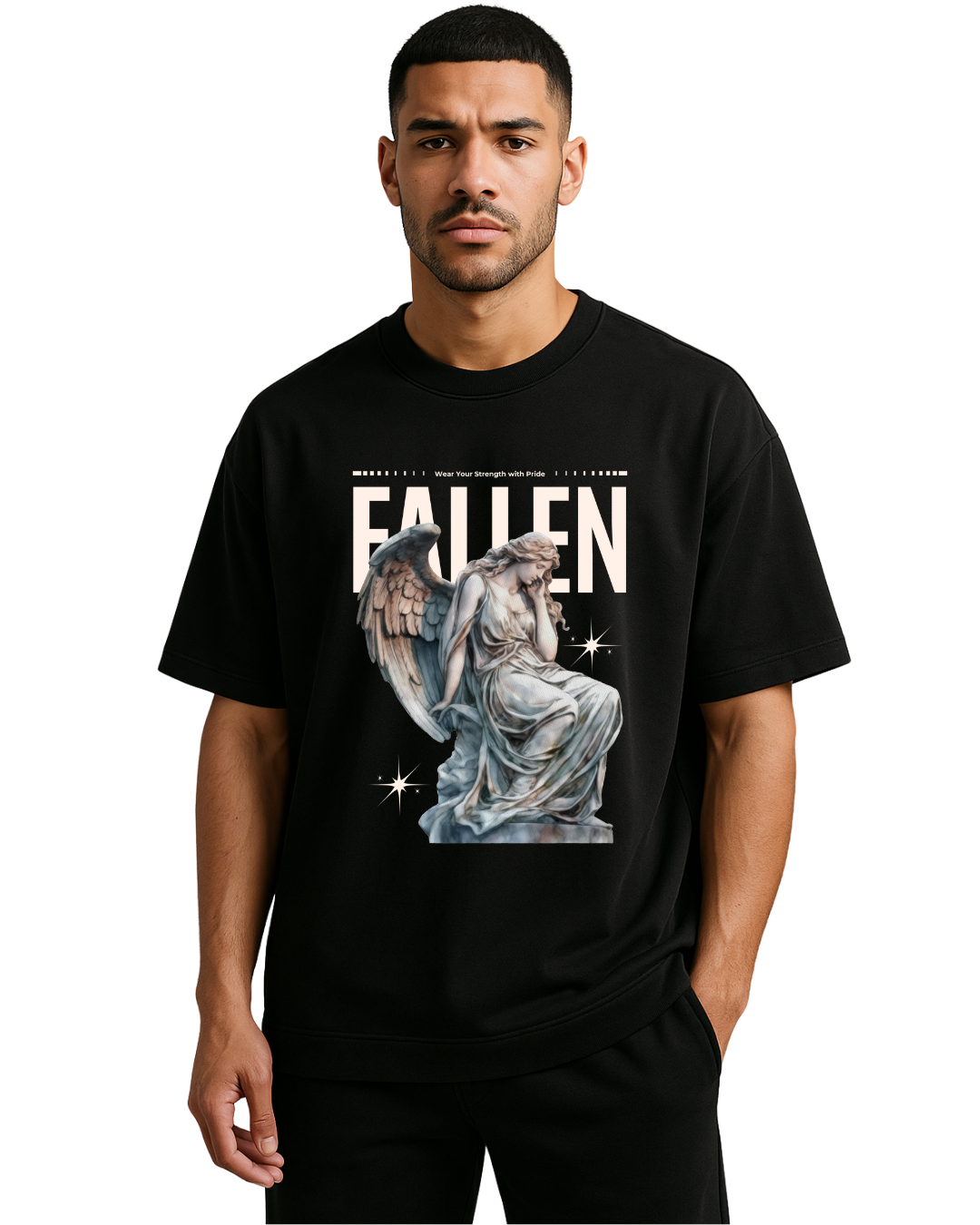 👁️‍🗨️ FALLEN ANGEL – Oversized Tee